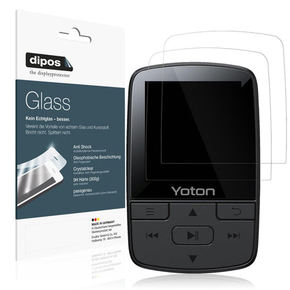 2x 9H Schutzfolie für YOTON YM03 MP3-Player Panzerfolie