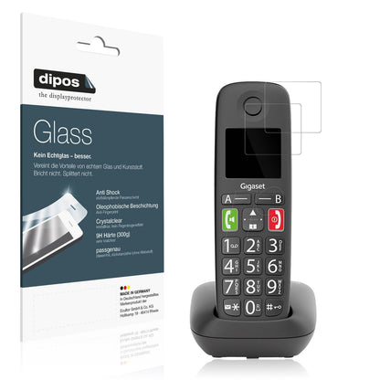 2x 9H Schutzfolie für Gigaset E290 Panzerfolie