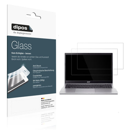 2x 9H Schutzfolie für Acer Aspire 3 Panzerfolie