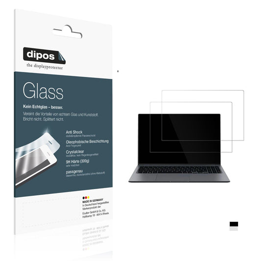 2x 9H Schutzfolie für Samsung Galaxy Book4 15.6 Zoll Panzerfolie