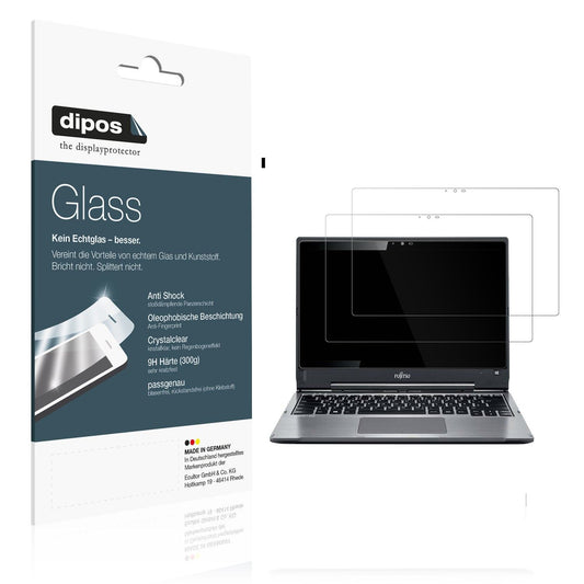 2x 9H Schutzfolie für Fujitsu Lifebook T936 Panzerfolie
