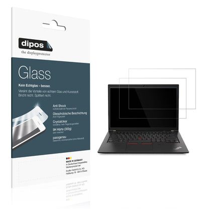 2x 9H Schutzfolie für Lenovo ThinkPad T480s Panzerfolie