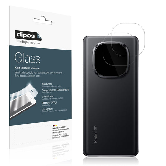2x 9H Schutzfolie für Xiaomi Redmi Note 14 Pro+ 5G Camera Panzerfolie