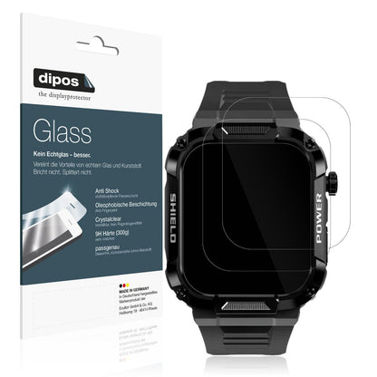 2x 9H Schutzfolie für GARD PRO Ultra Panzerfolie