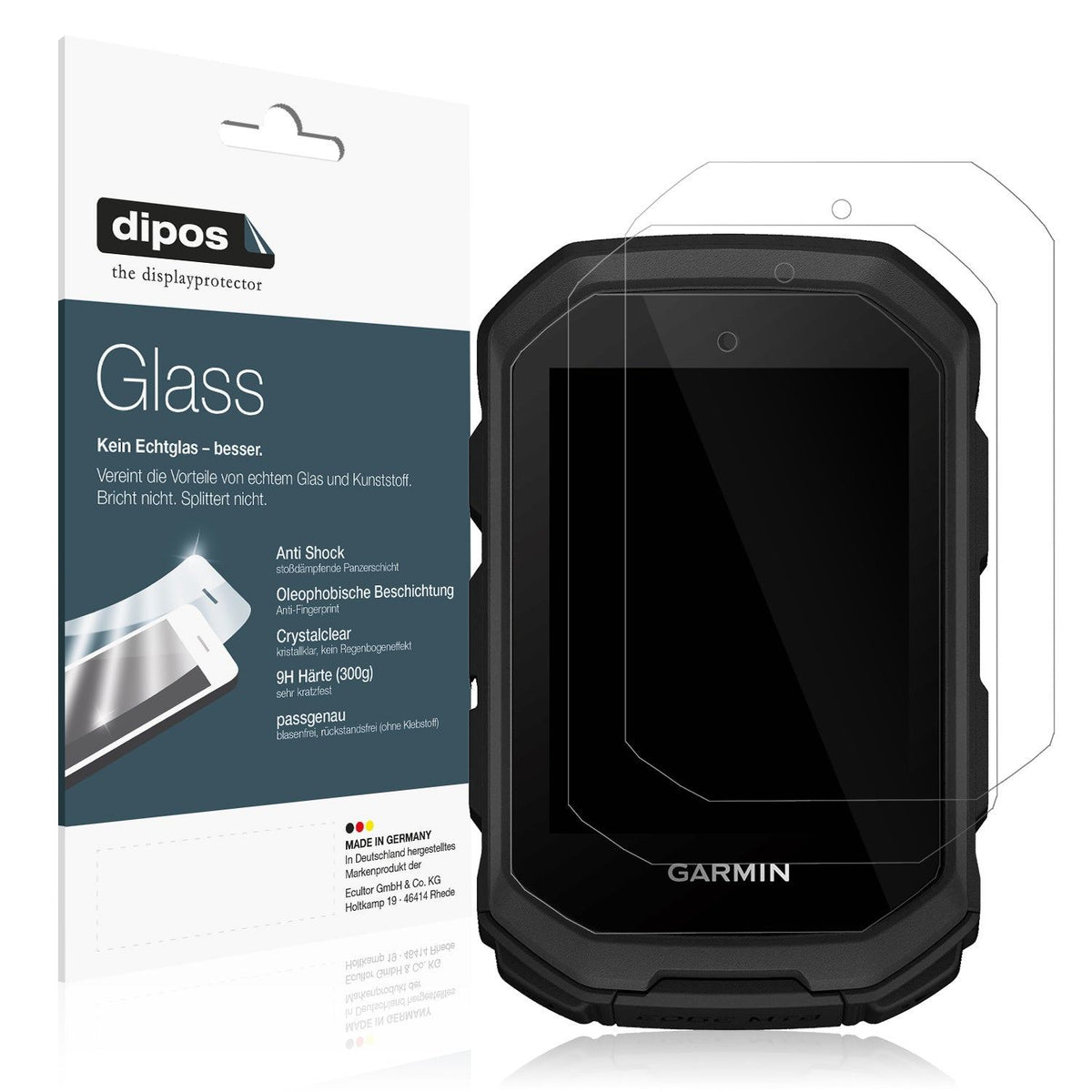2x 9H Schutzfolie für Garmin Edge MTB Panzerfolie