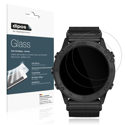 2x 9H Schutzfolie für Garmin Tactix Delta Solar Ballistic Panzerfolie