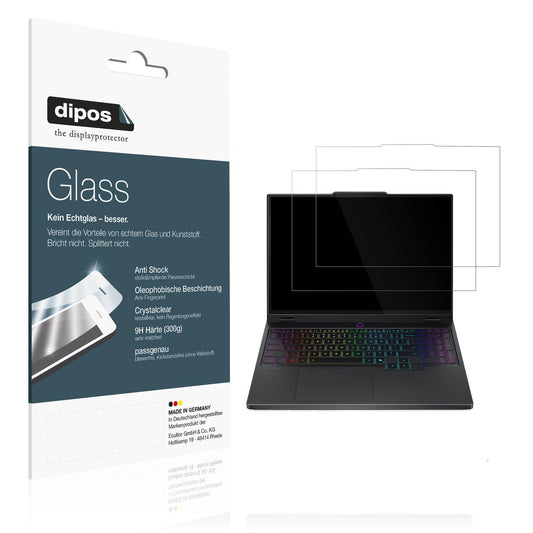 2x 9H Schutzfolie für Lenovo Legion 5 15IRX10 Panzerfolie