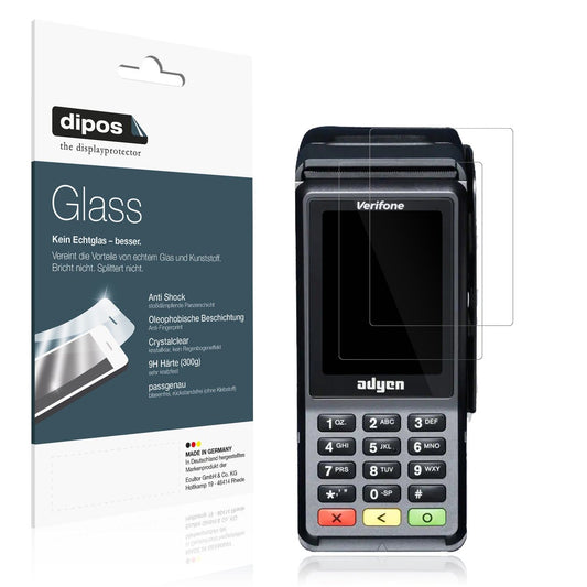 2x 9H Schutzfolie für Adyen V400c Plus Panzerfolie