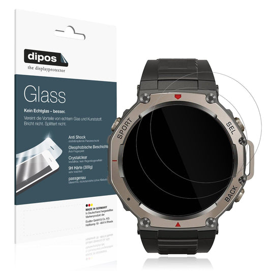 2x 9H Schutzfolie für Reiteag Sekoda GPS 1.43 Zoll Panzerfolie