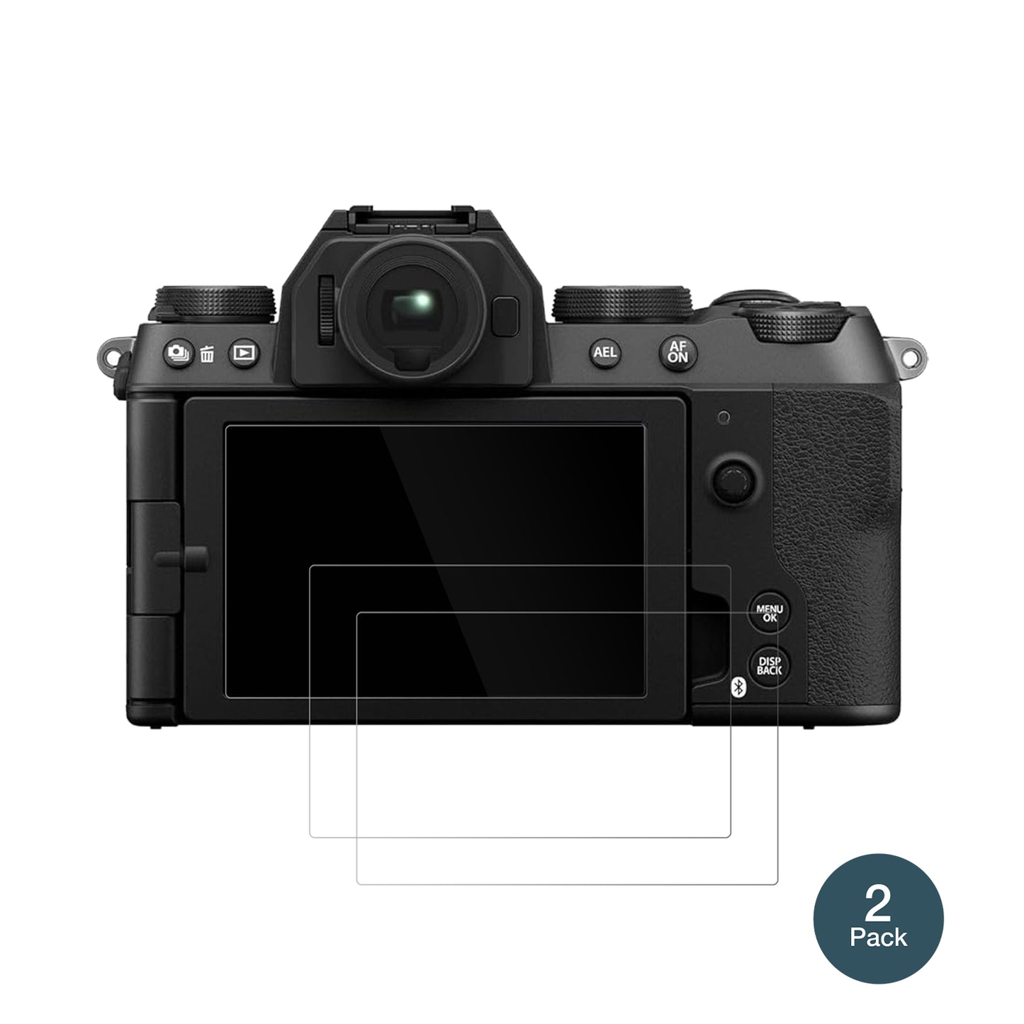 2x 9H Schutzfolie für Fujifilm X-S20 Panzerfolie
