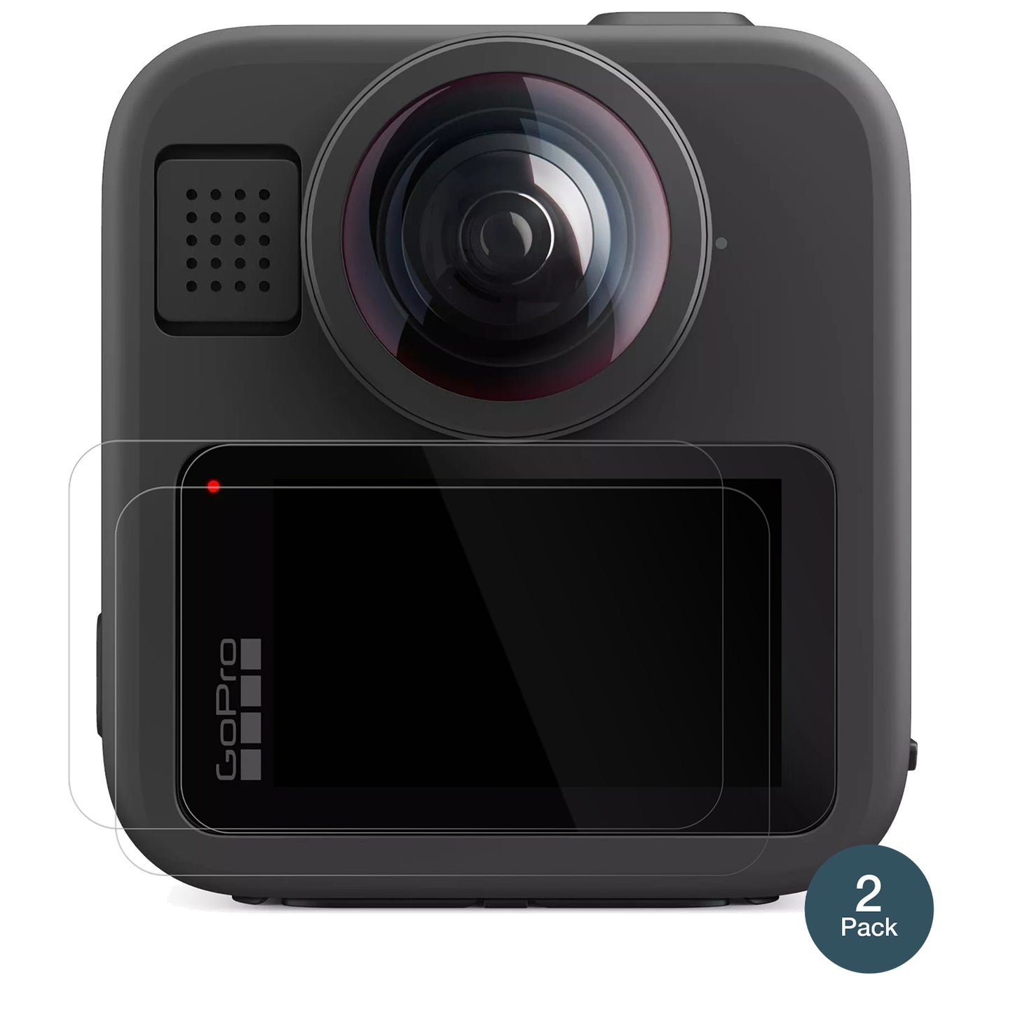 2x 9H Schutzfolie für GoPro Max 2 Panzerfolie