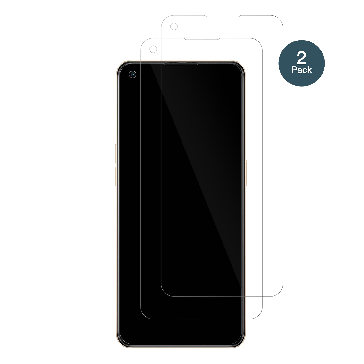 OppoF21 Pro mit aufgebrachter dipos Flex Schutzfolie, glasklare Darstellung ohne Einschränkungen