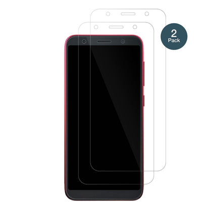 AsusZenFone Live (L2) SD425 mit aufgebrachter dipos Flex Schutzfolie, glasklare Darstellung ohne Einschränkungen