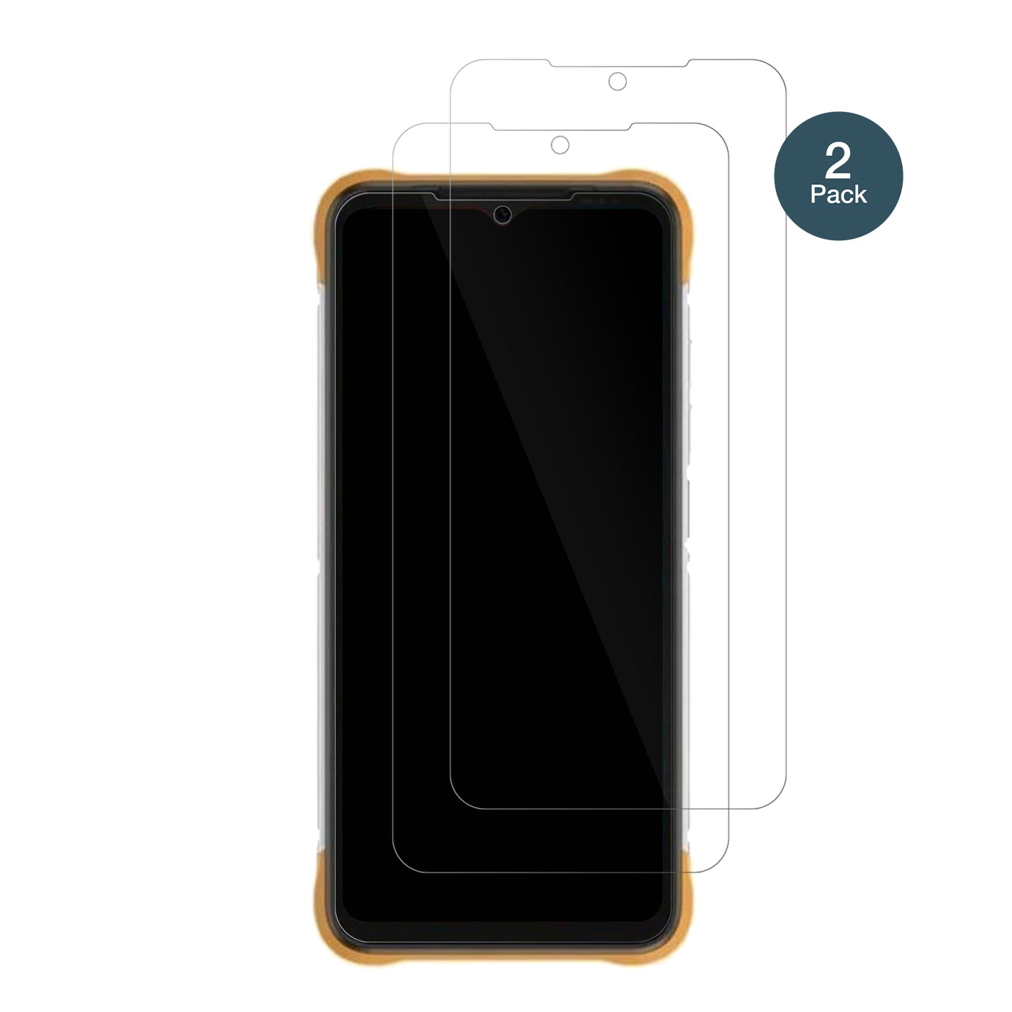 UmidigiBison X10 mit aufgebrachter dipos Flex Schutzfolie, glasklare Darstellung ohne Einschränkungen