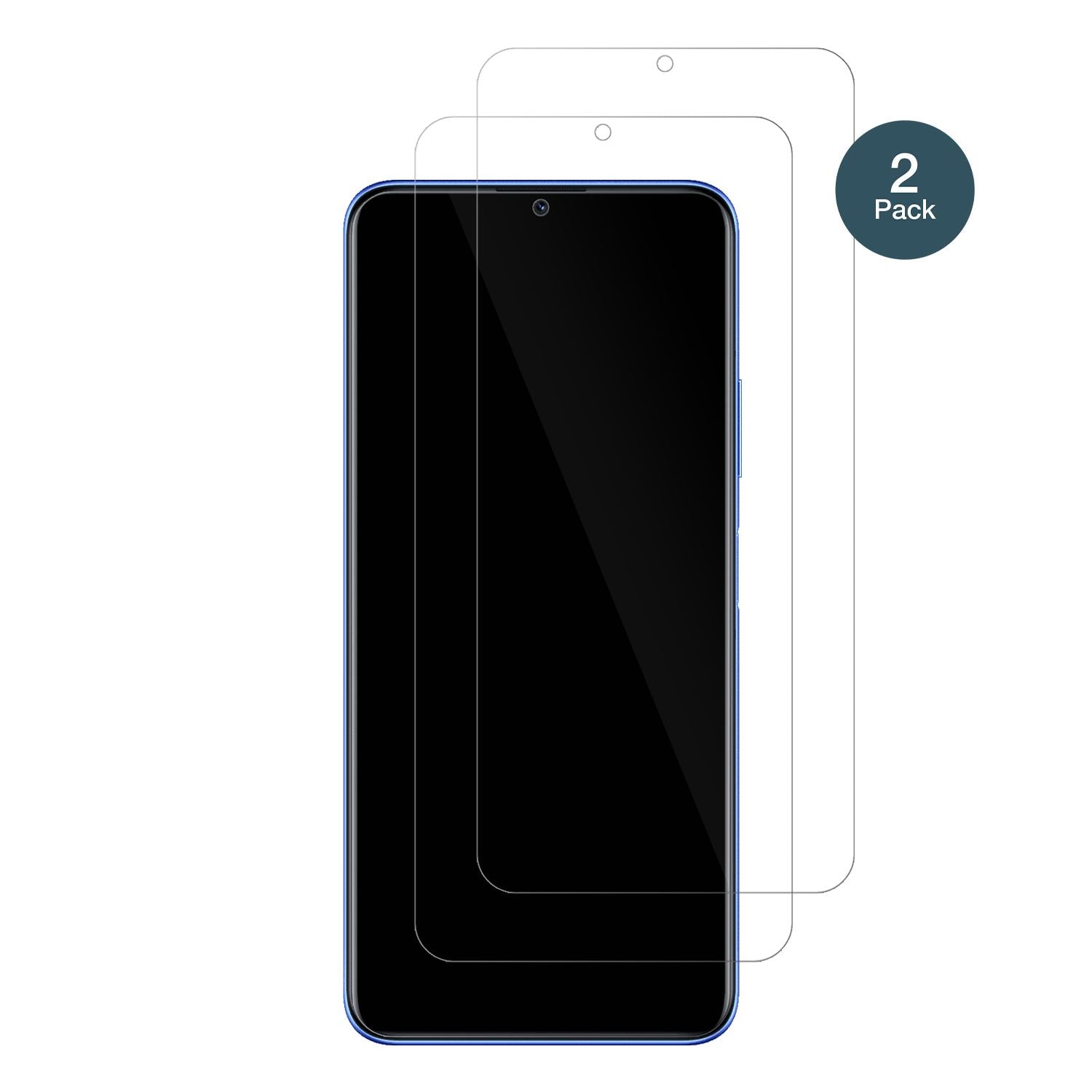 HuaweiNova Y70 mit aufgebrachter dipos Flex Schutzfolie, glasklare Darstellung ohne Einschränkungen