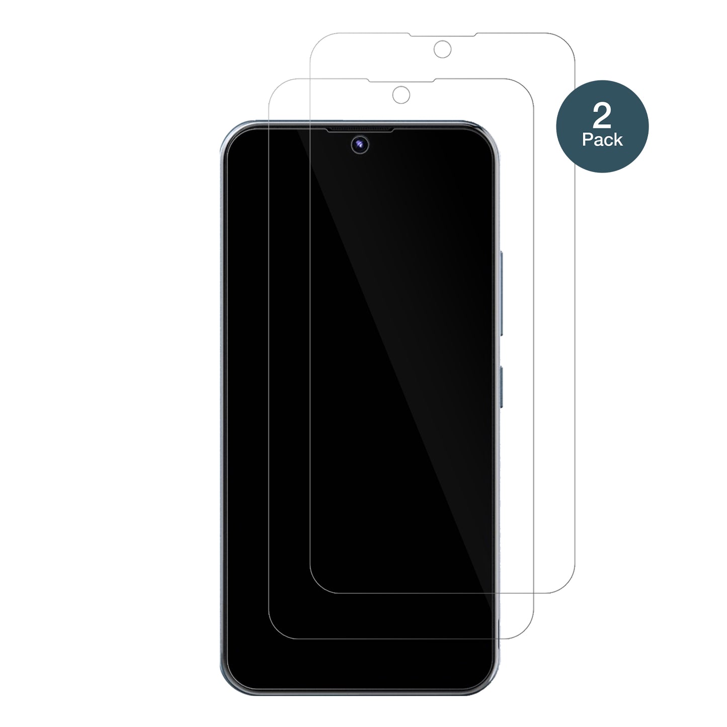 TecnoPop 5S mit aufgebrachter dipos Flex Schutzfolie, glasklare Darstellung ohne Einschränkungen