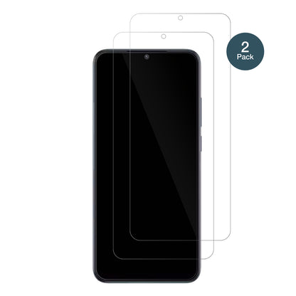 XiaomiPoco C50 mit aufgebrachter dipos Flex Schutzfolie, glasklare Darstellung ohne Einschränkungen