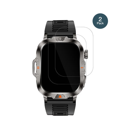 2x 9H Schutzfolie für VicBou 2.01 Zoll Smartwatch Panzerfolie