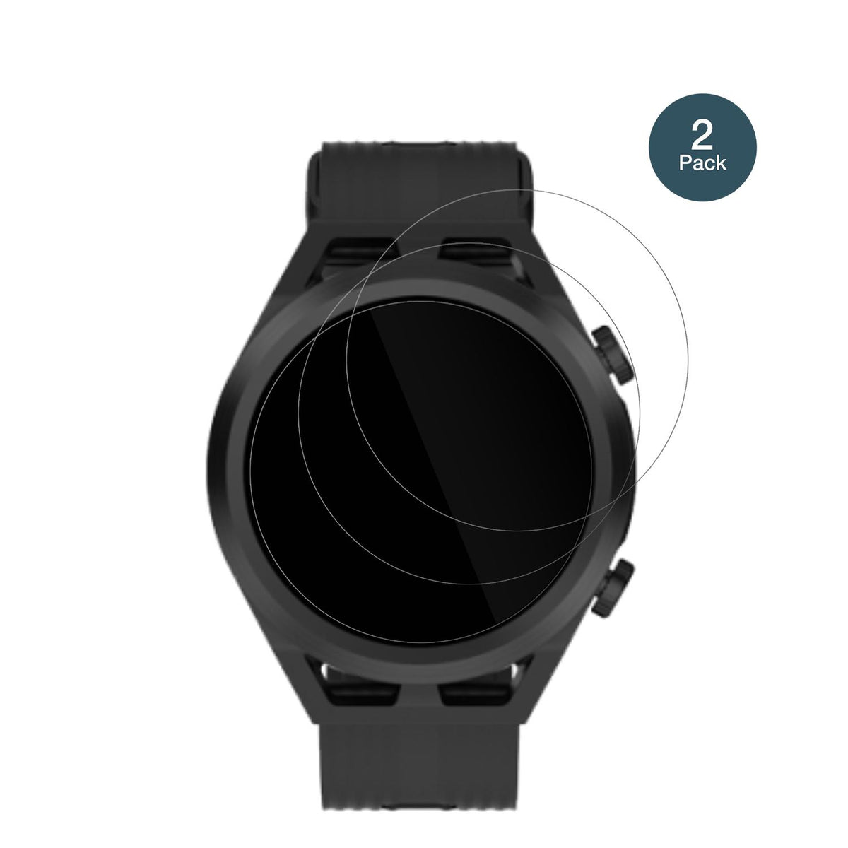 2x 9H Schutzfolie für Blackview R8 Pro Smartwatch Panzerfolie