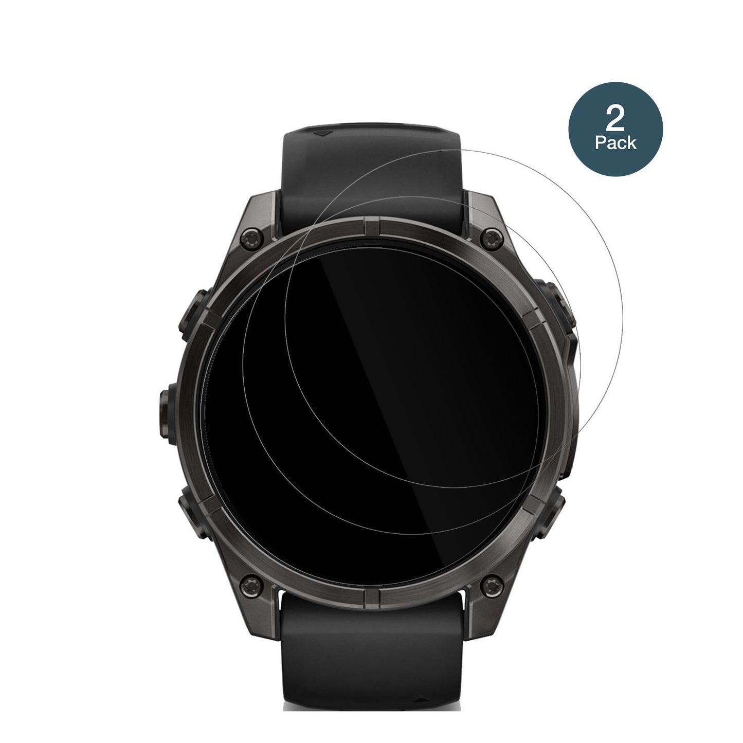 2x 9H Schutzfolie für Garmin Tactix 8 47mm AMOLED Panzerfolie