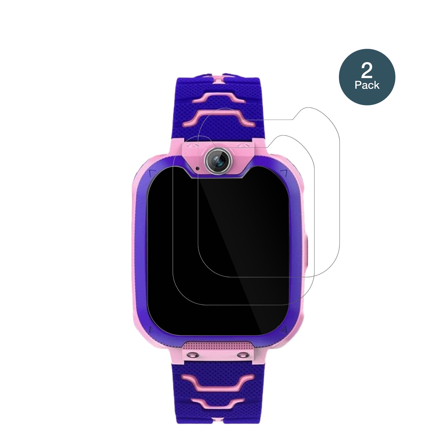 2x 9H Schutzfolie für Kesasohe Smartwatch Kinder Panzerfolie
