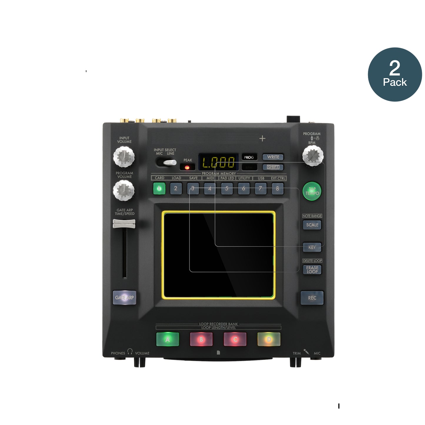 2x 9H Schutzfolie für Korg Kaossilator Pro Plus Panzerfolie
