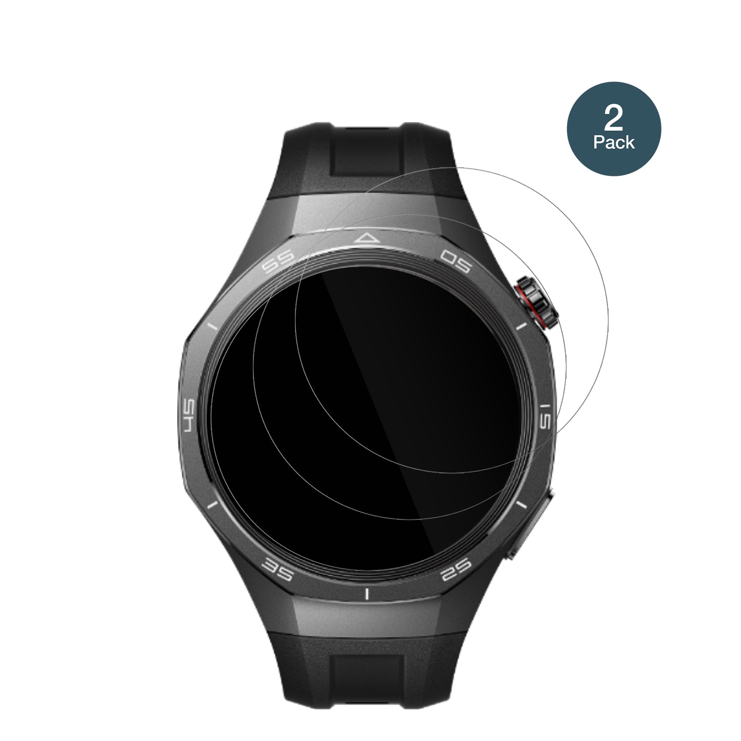 2x 9H Schutzfolie für Huawei Watch GT5 Panzerfolie