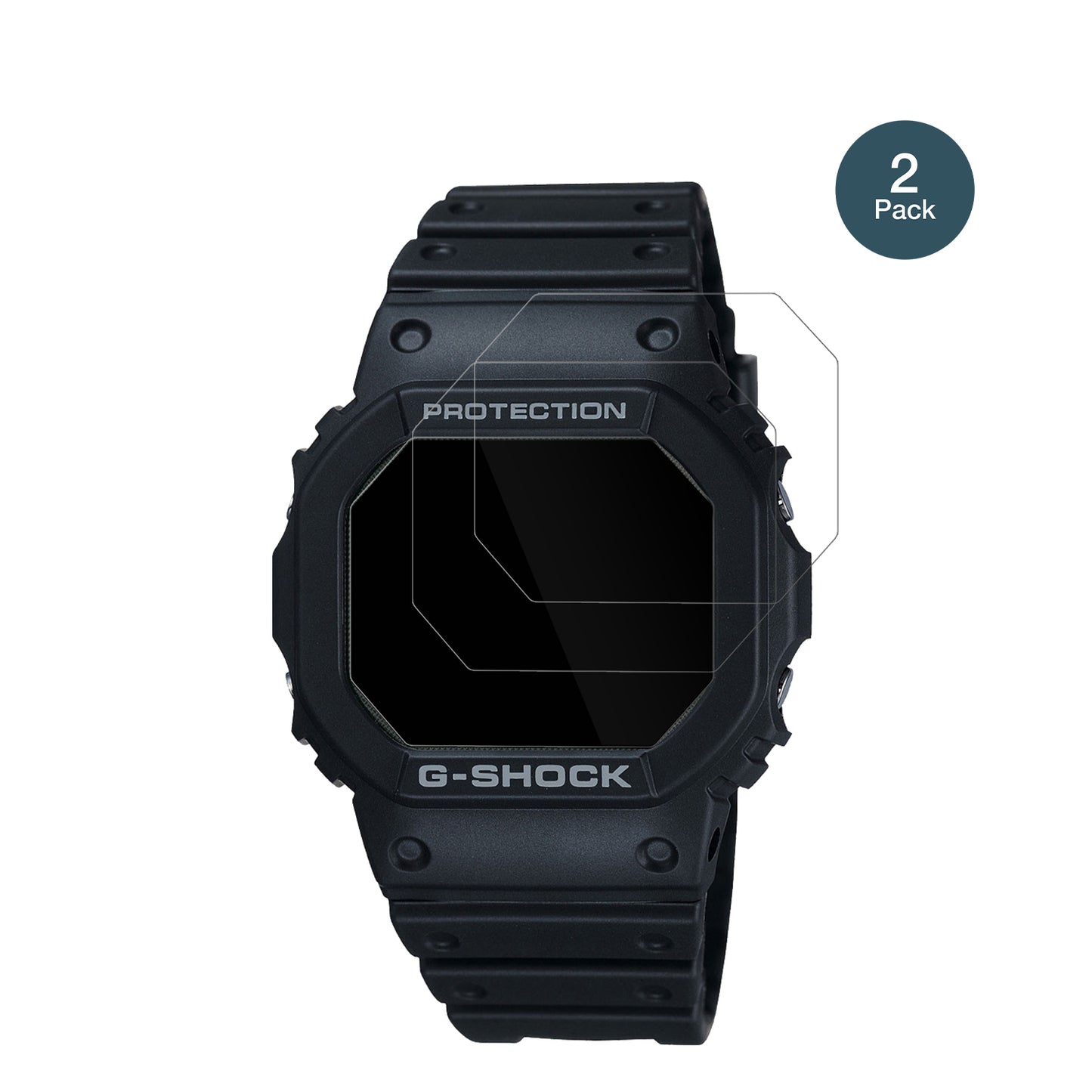2x 9H Schutzfolie für Casio G-Shock DW-5000U Panzerfolie