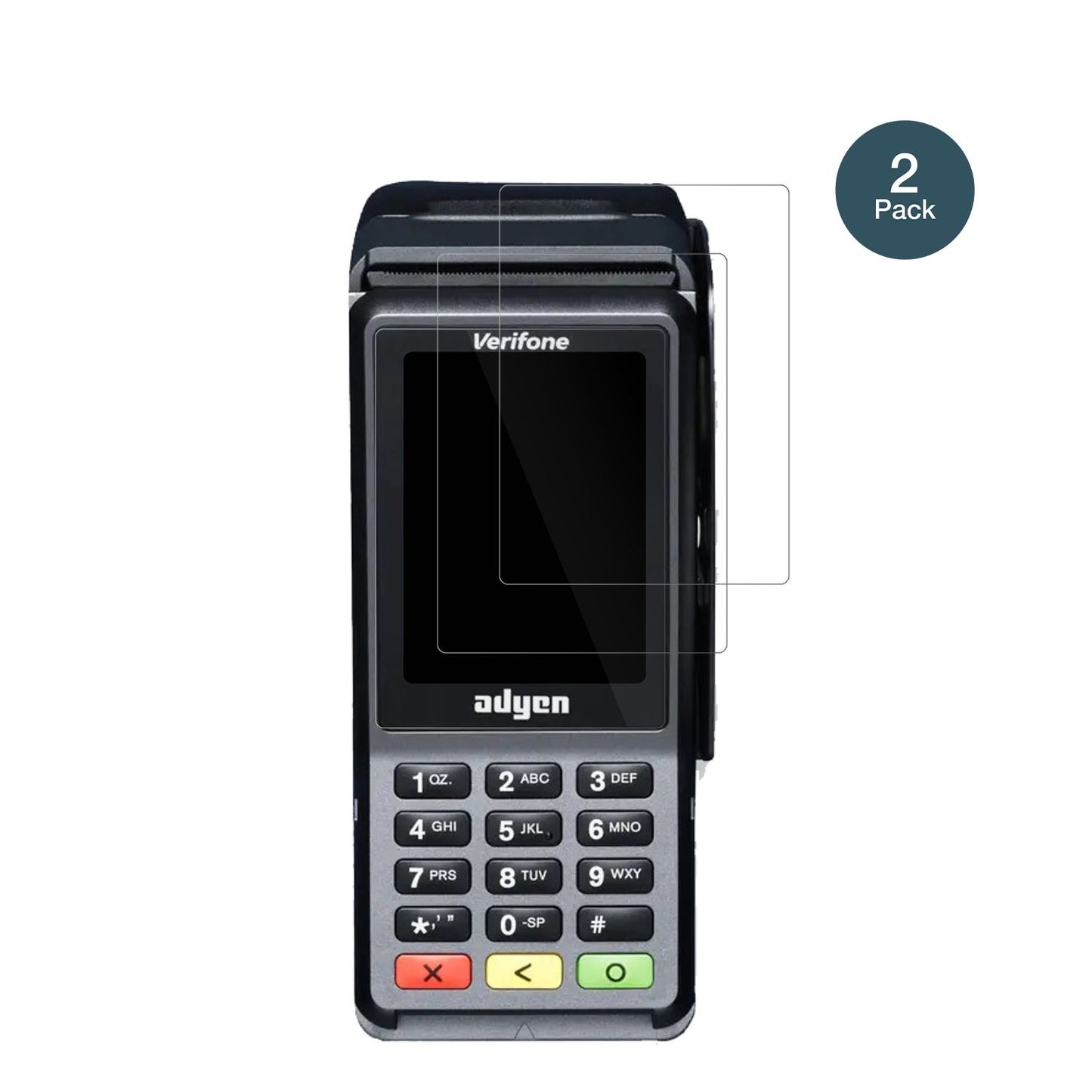 2x 9H Schutzfolie für Adyen V400c Plus Panzerfolie