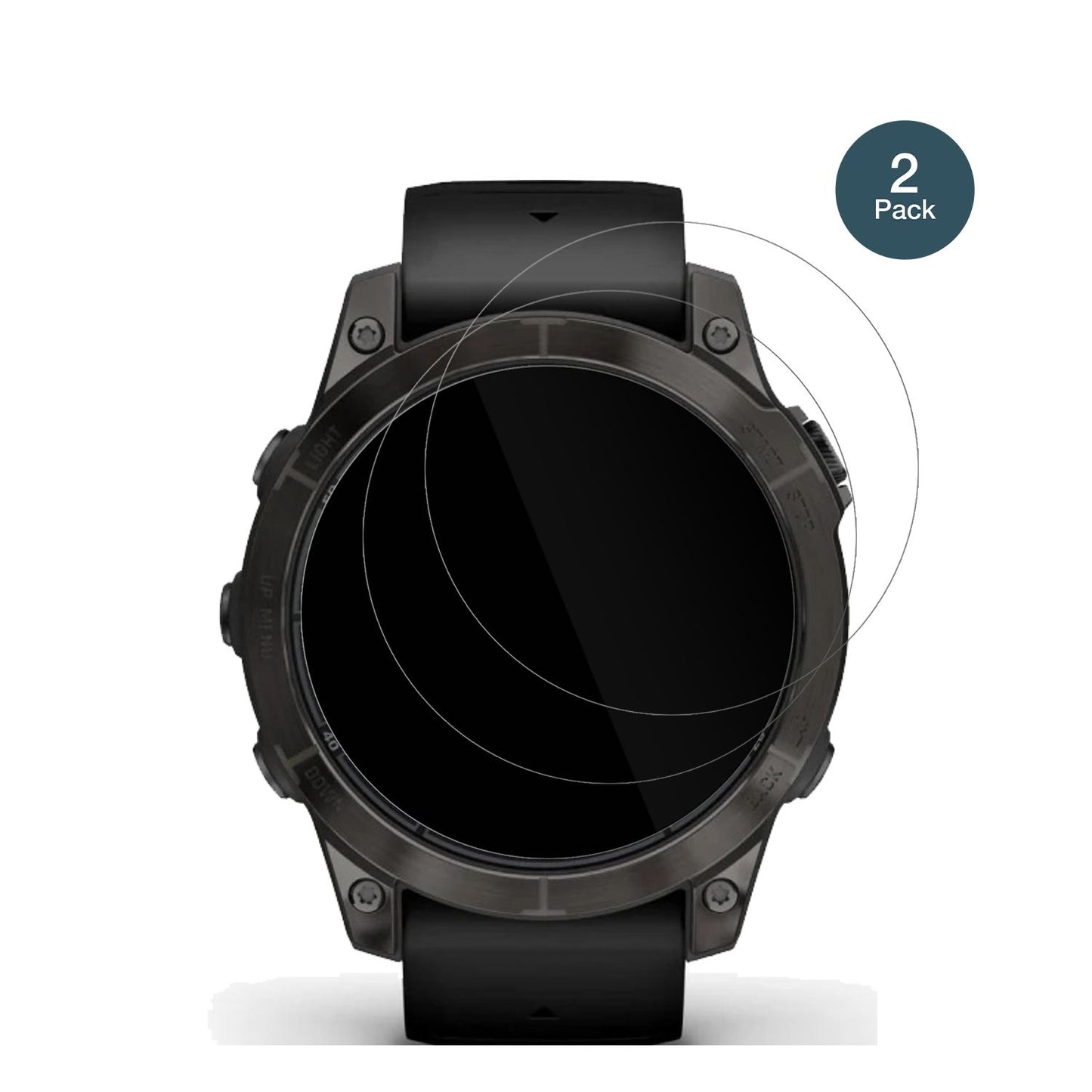 2x 9H Schutzfolie für Garmin Fenix 7 Pro 47mm Panzerfolie