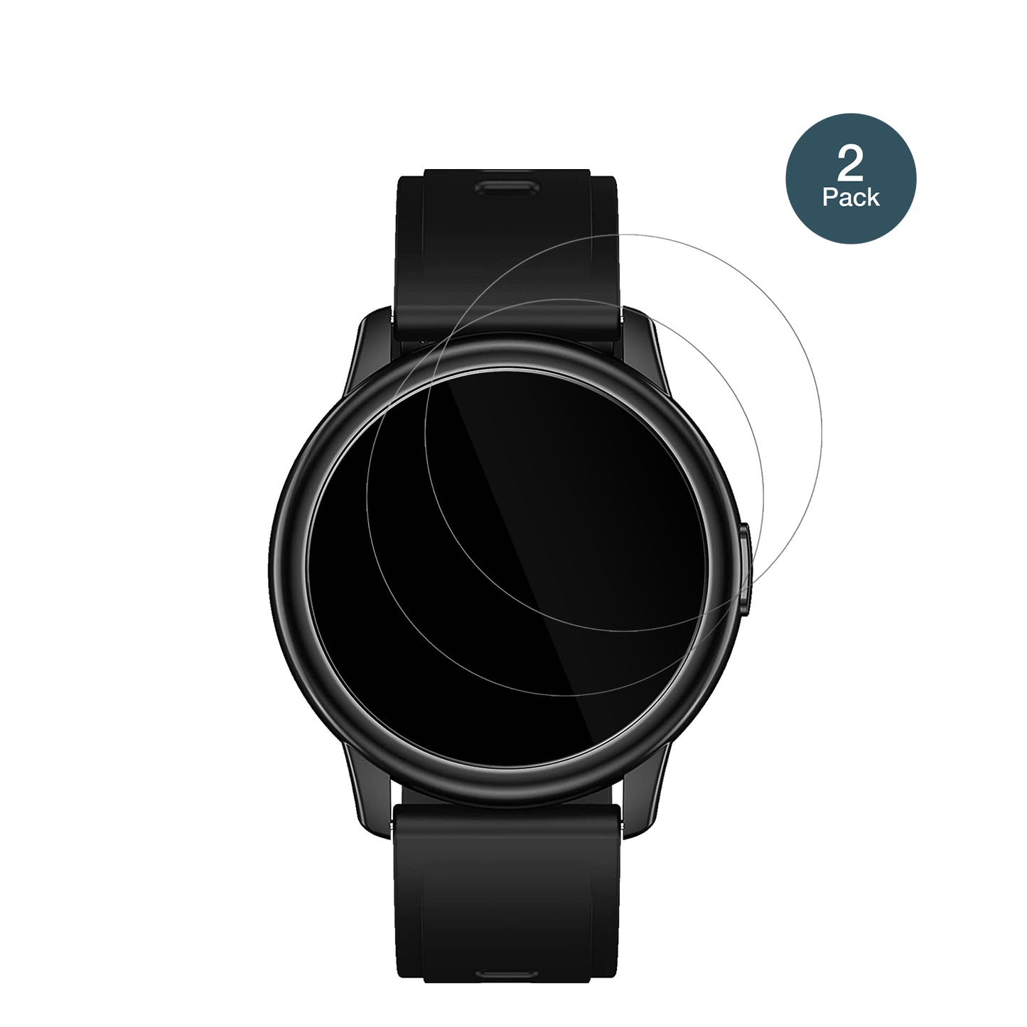 2x 9H Schutzfolie für Cillso 1,3 Zoll Smartwatch Panzerfolie