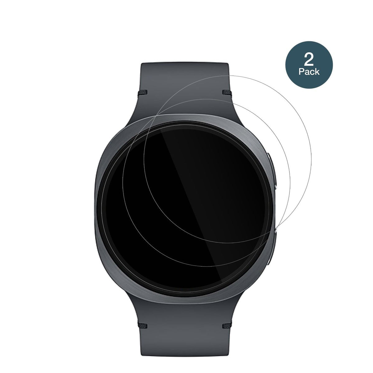 2x 9H Schutzfolie für Samsung Galaxy Watch8 40mm Panzerfolie