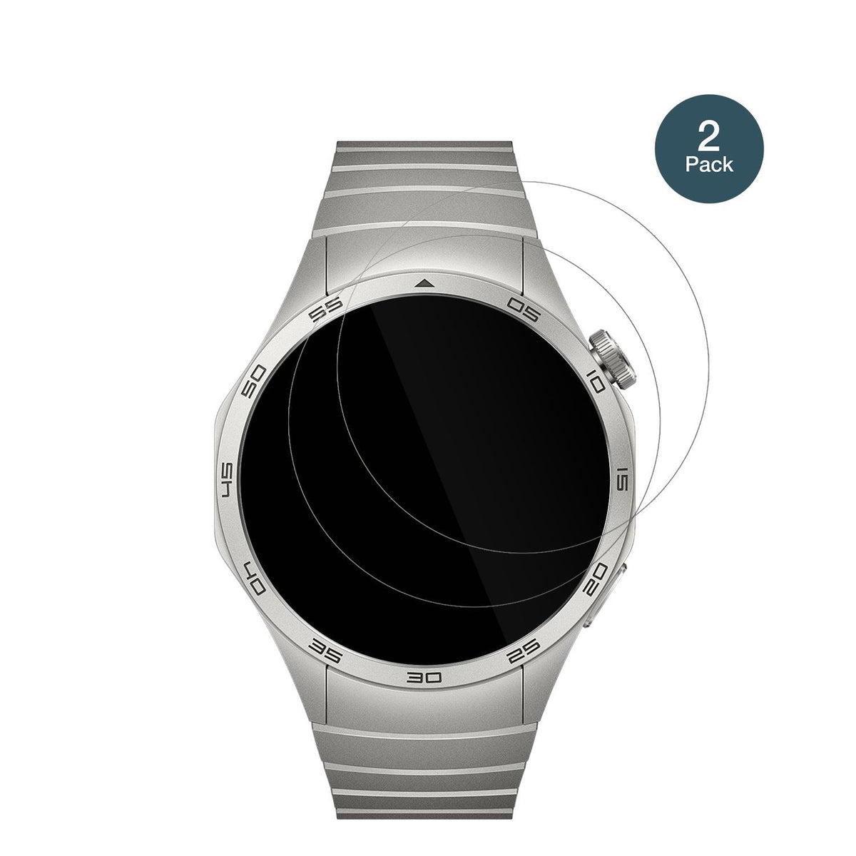 2x 9H Schutzfolie für Huawei Watch GT4 46mm Panzerfolie