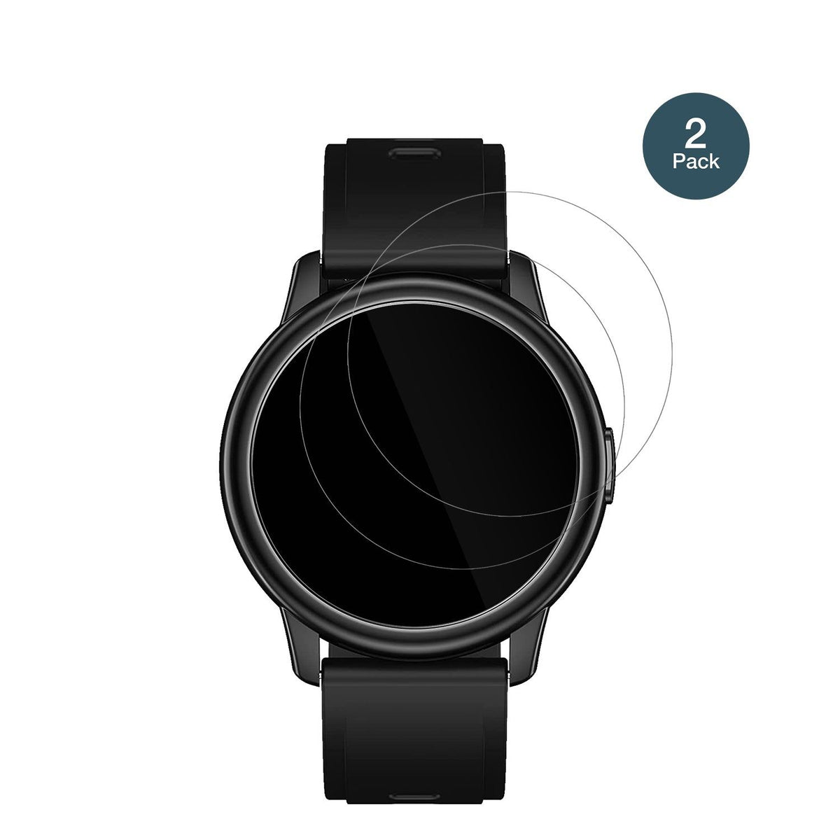 2x 9H Schutzfolie für Cillso 1,3 Zoll Smartwatch Panzerfolie