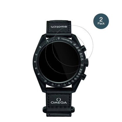 2x 9H Schutzfolie für Omega x Swatch Speedmaster Moonswatch Panzerfolie