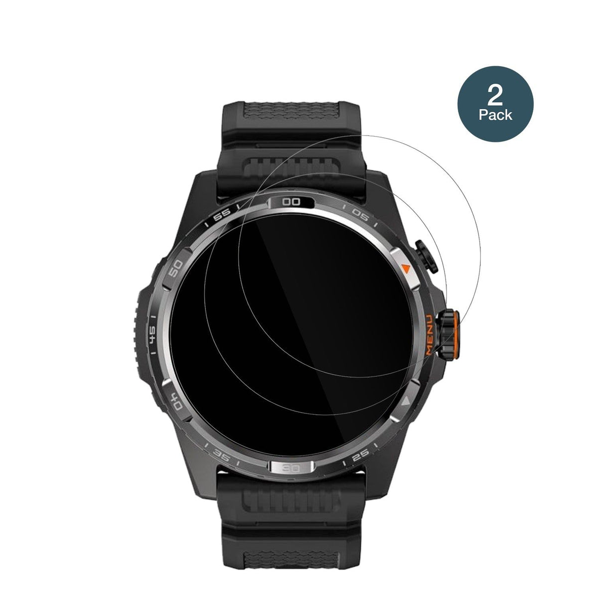 2x 9H Schutzfolie für ticWatch Atlas Panzerfolie