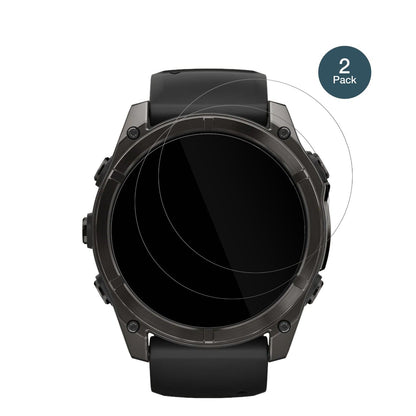 2x 9H Schutzfolie für Garmin Fenix 7x Pro 42mm Panzerfolie