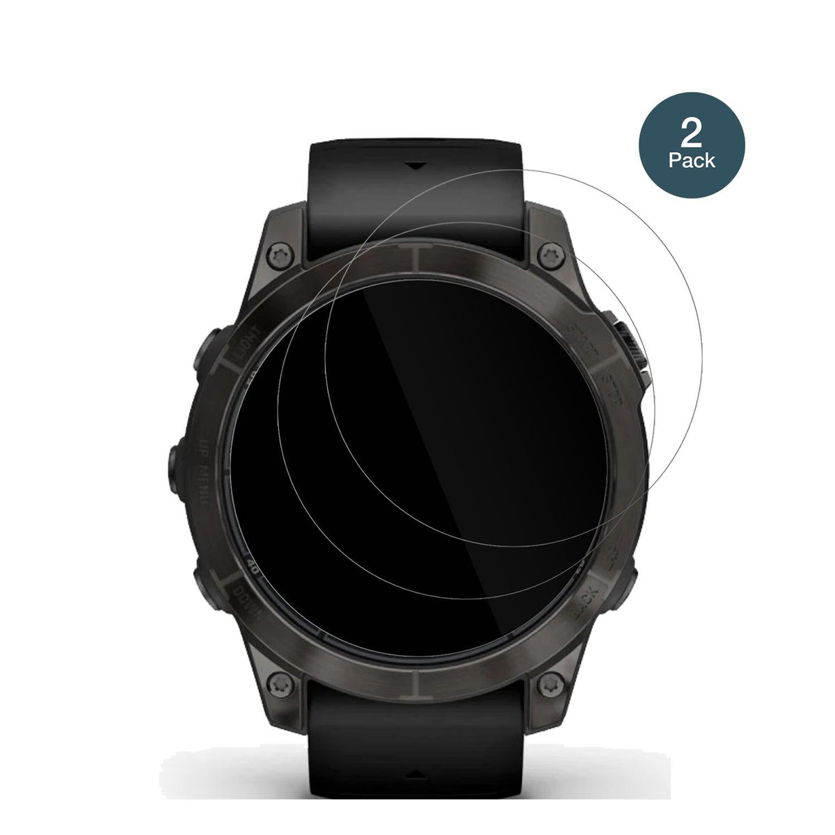 2x 9H Schutzfolie für Garmin Fenix 7 Pro 42mm Panzerfolie