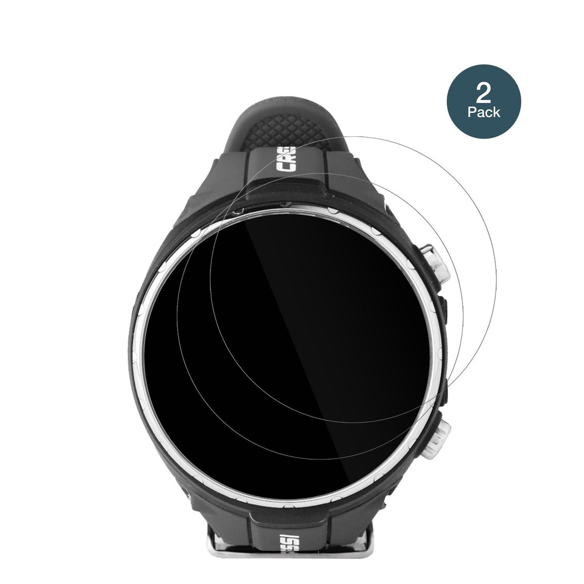 2x 9H Schutzfolie für Suunto D4F Tauchcomputer Panzerfolie