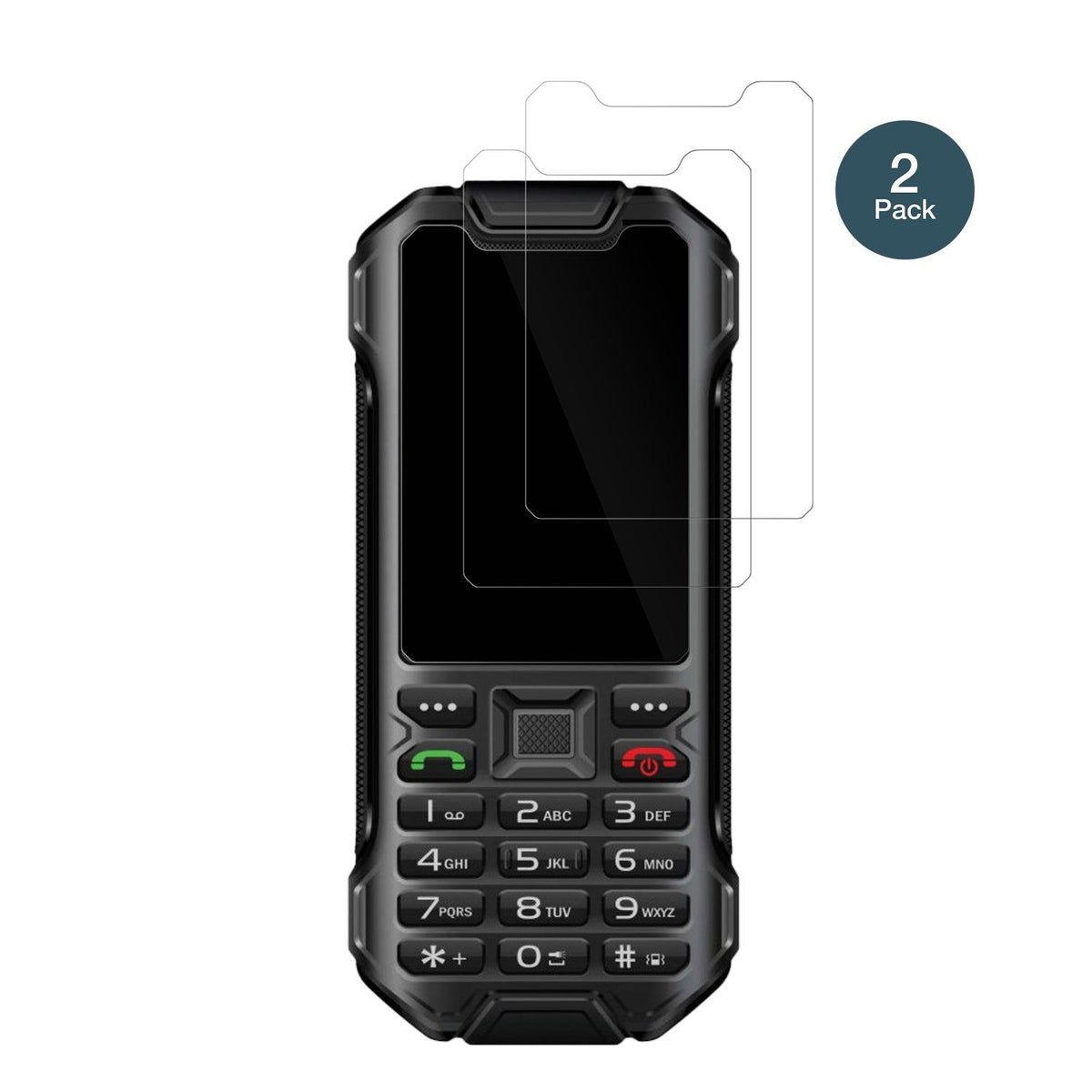2x 9H Schutzfolie für Telware IP68 Outdoor Handy Panzerfolie