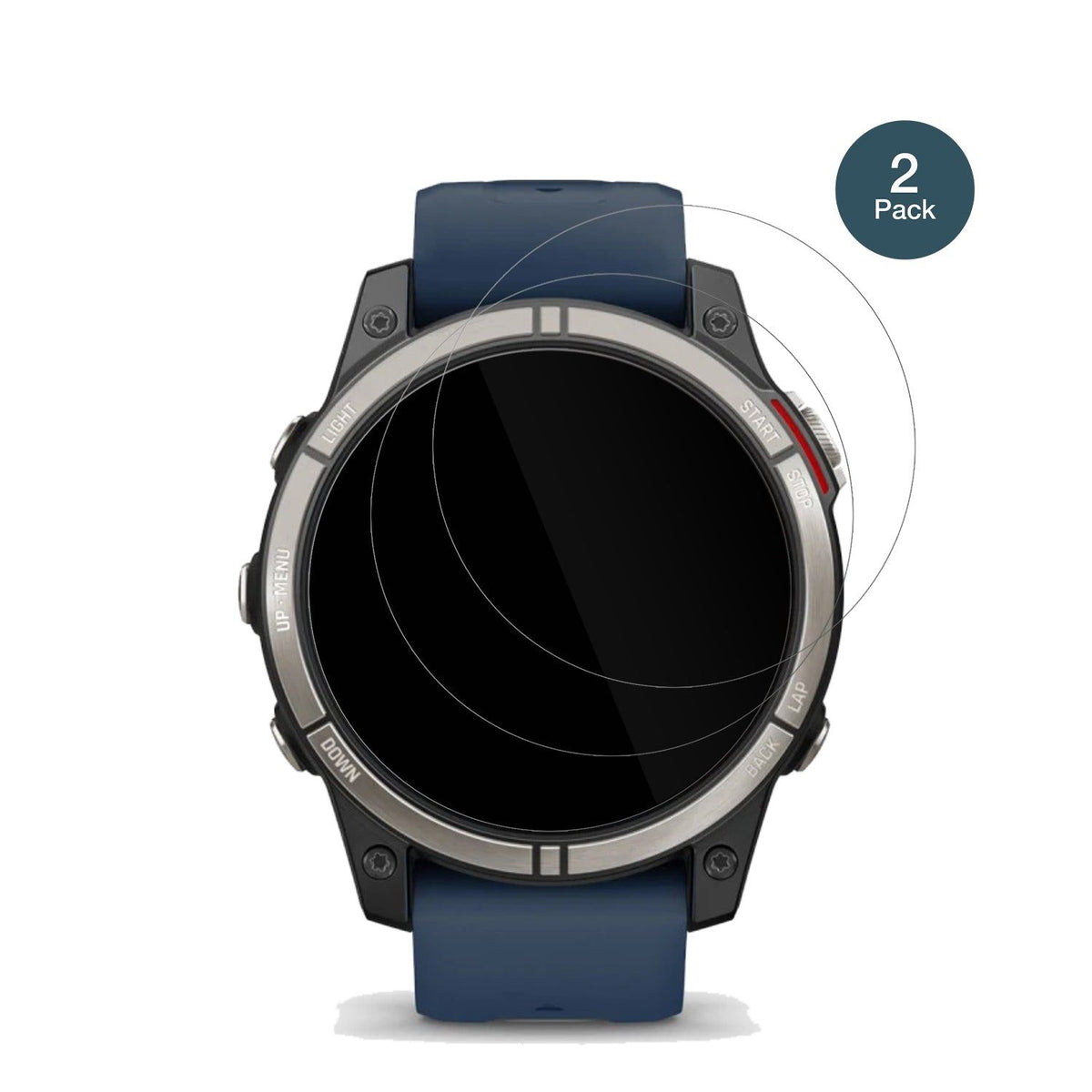 2x 9H Schutzfolie für Garmin quatrix 7 Pro Panzerfolie