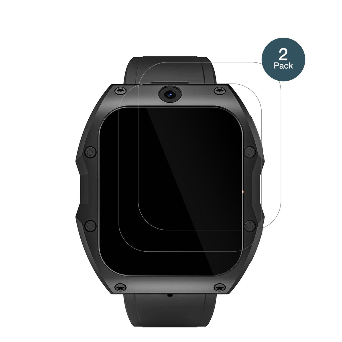 2x 9H Schutzfolie für Rogbid Model X Smartwatch Panzerfolie