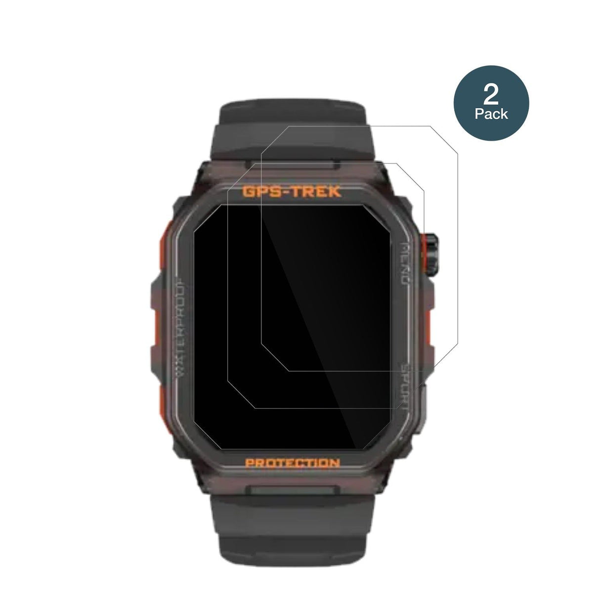 2x 9H Schutzfolie für Rogbid Tank G2 Smartwatch Panzerfolie