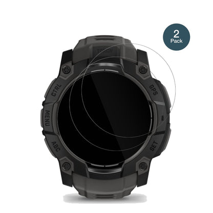 2x 9H Schutzfolie für Garmin Instinct 3 50mm Panzerfolie