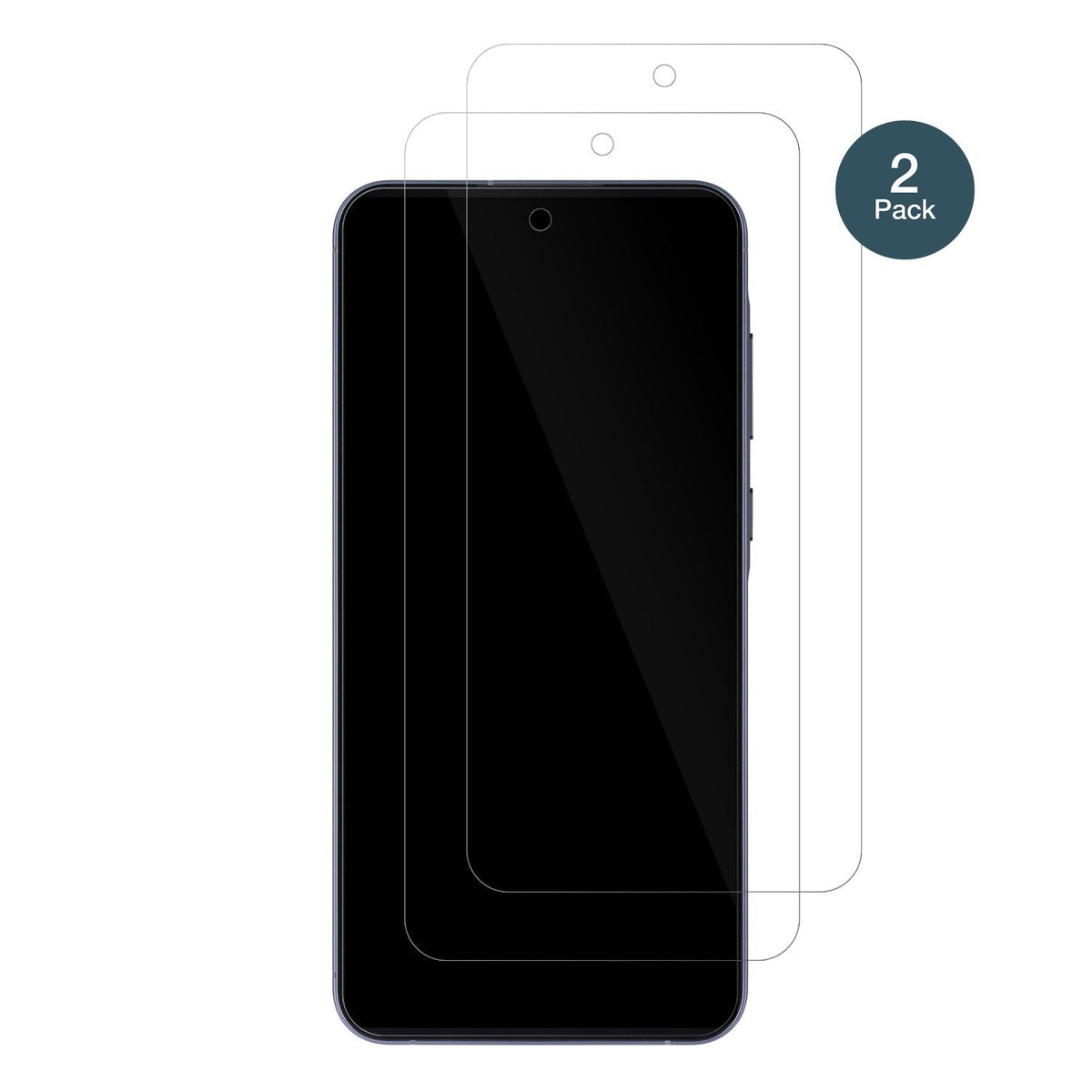 2x 9H Schutzfolie für Samsung Galaxy A55 (case friendly) Panzerfolie