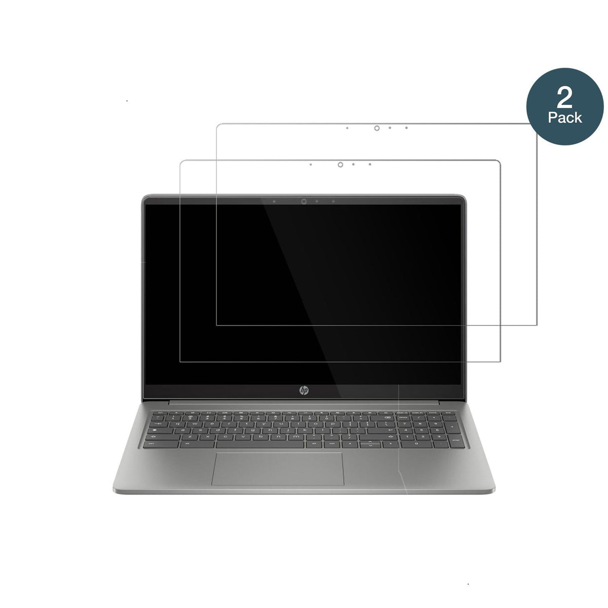 2x 9H Schutzfolie für HP Chromebook Plus 15a-nb Panzerfolie