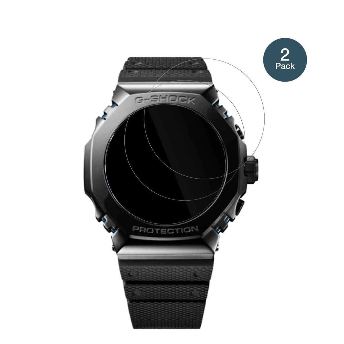 2x 9H Schutzfolie für Casio G-Shock MRG-B2100R Panzerfolie