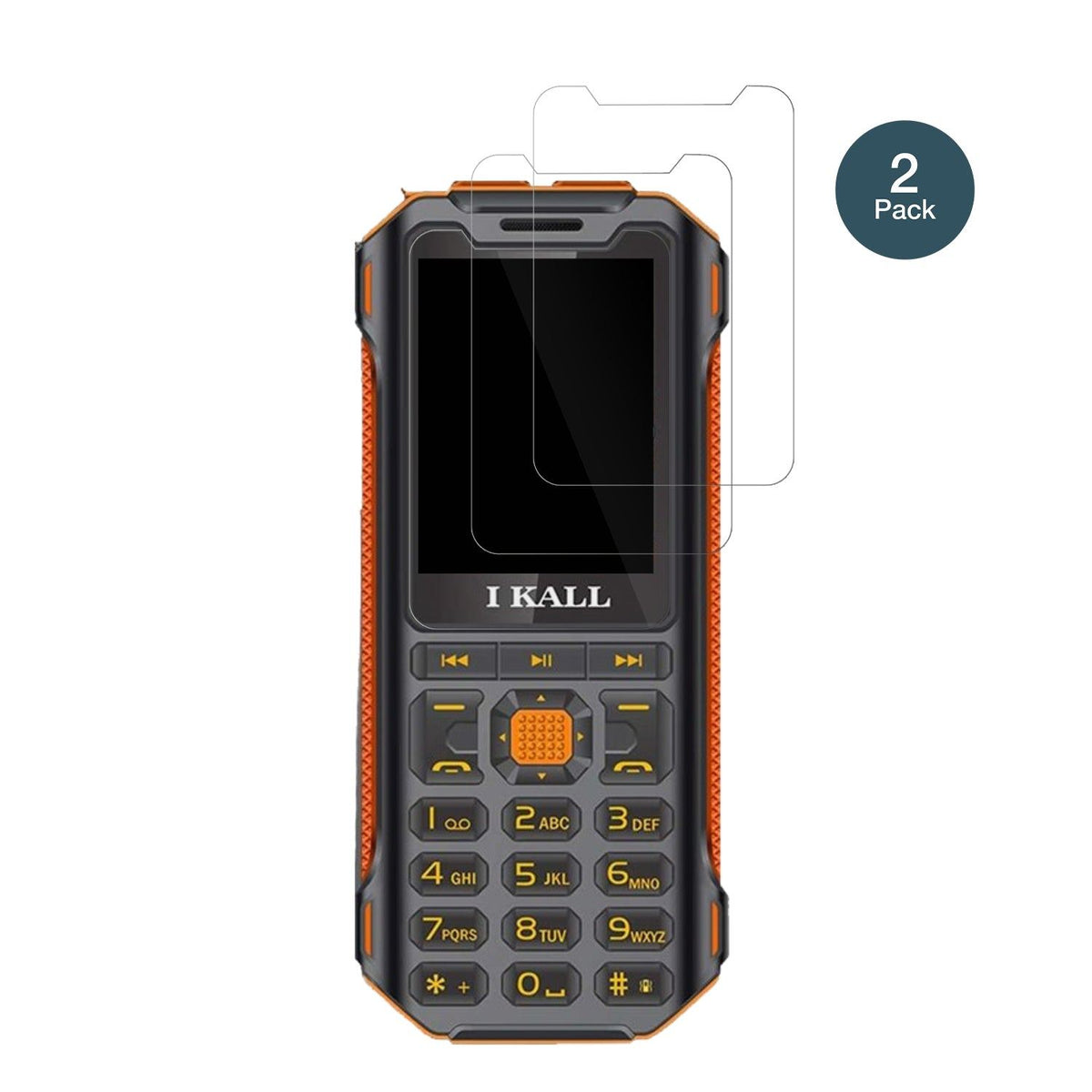 2x 9H Schutzfolie für I Kall K99 Pro Rugged Panzerfolie