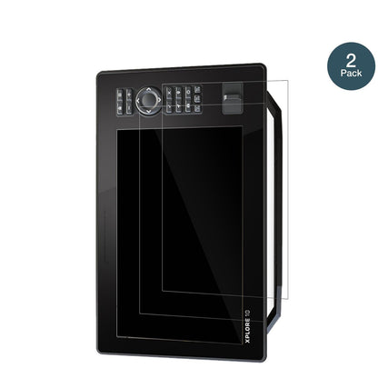 2x 9H Schutzfolie für Humminbird Xplore 10 Panzerfolie