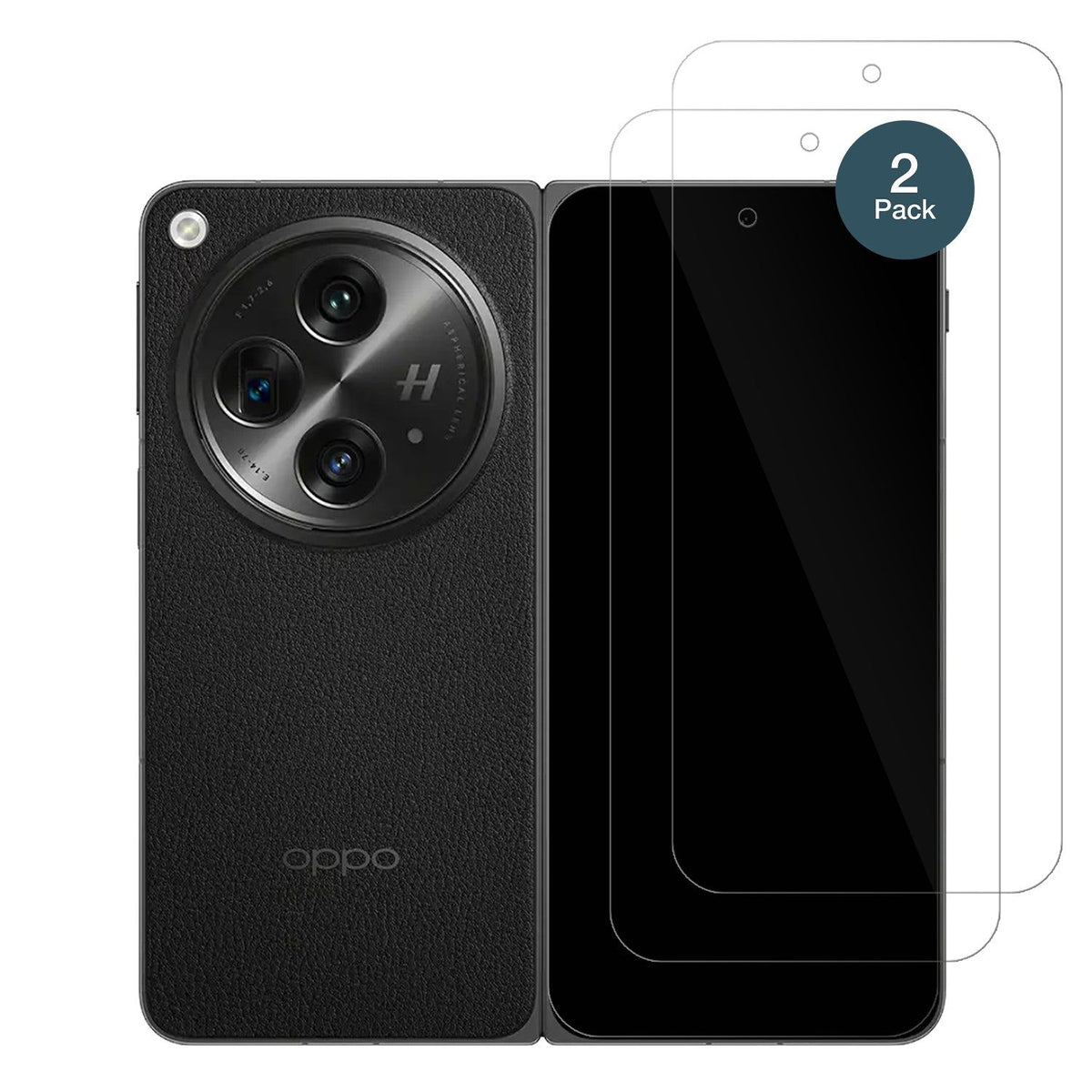 2x 9H Schutzfolie für Oppo Find N3 Aussenseite Panzerfolie